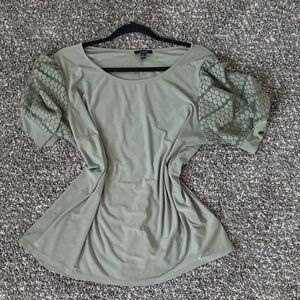 Sage green top